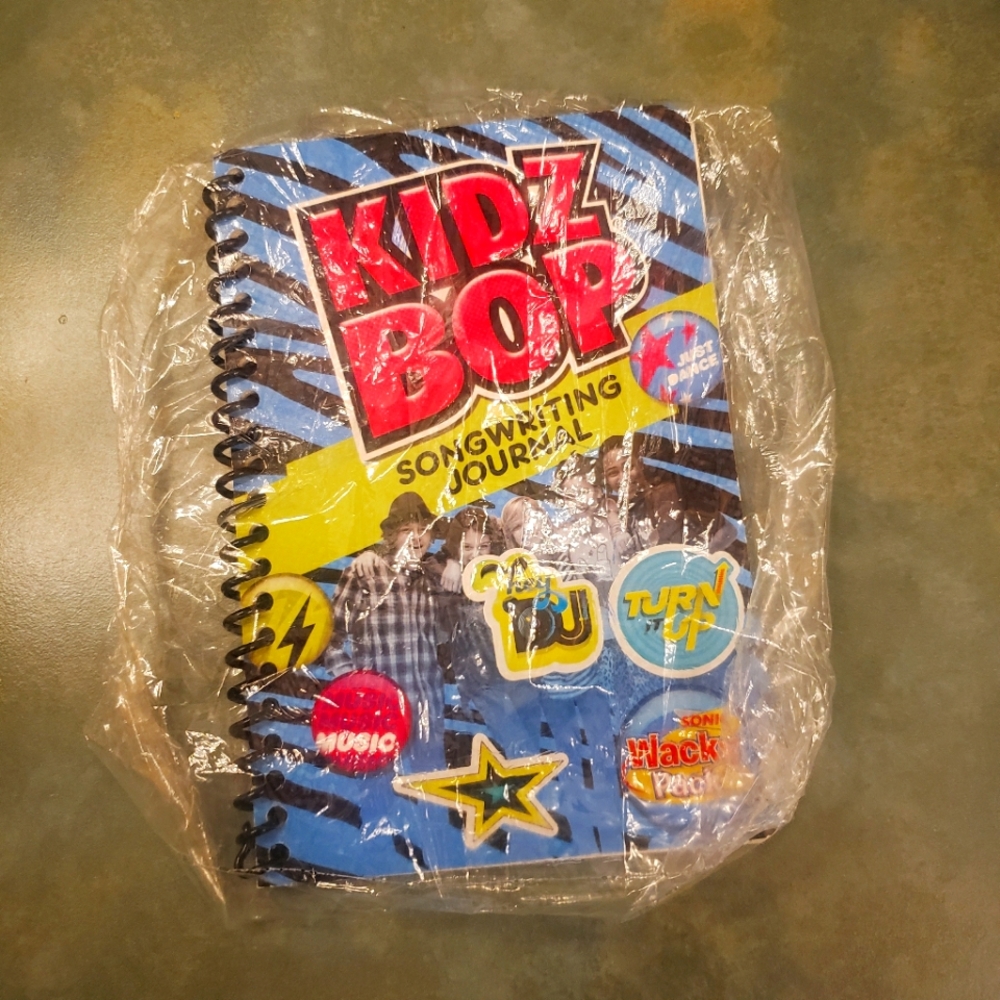Kidz Bop songwriting journal collectible brand new